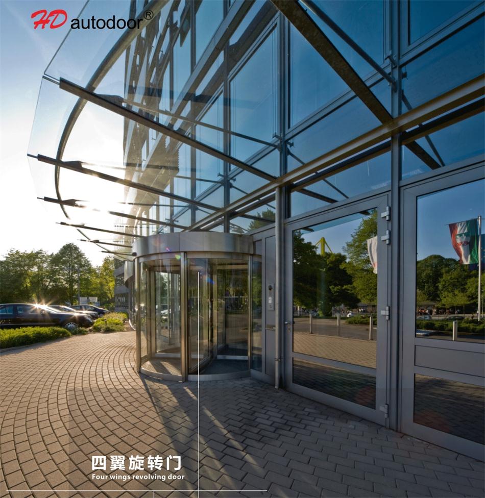 兩翼、三翼、四翼旋轉(zhuǎn)門：青島恒達自動門(圖5)
